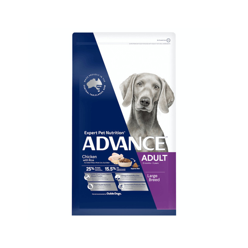 Large Adult Dry Dog Food Chicken With Rice