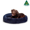 Australian Made Calming Dog Bed XL Dark Blue 100cm Version 2